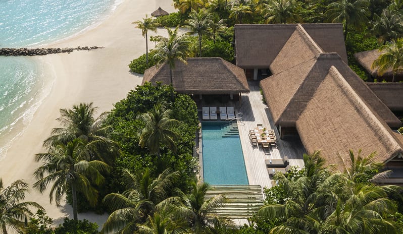 1. Two-Bedroom Beach Villa_Aerial View